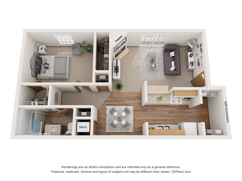 1 BED 1 BATH at Prairie Commons - 55+ Senior Community Apartments, Lawrence, KS